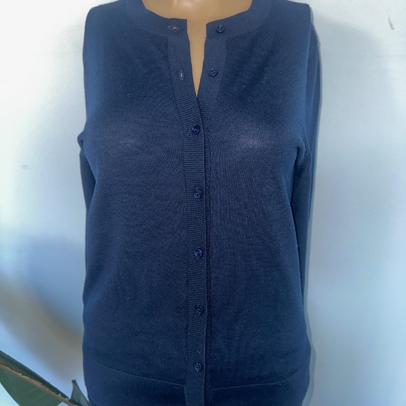 2 XS Navy Cardigans Bundle: J.Crew and Sophie Grace - Picture 4 of 6